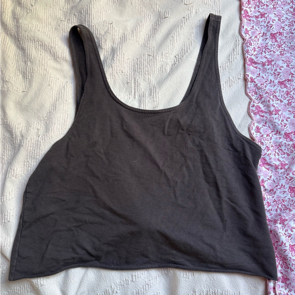 Aerie Dark Gray Tank Top